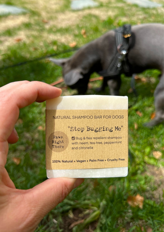 “Stop Bugging Me”  Naturlig hunde-sjampobar