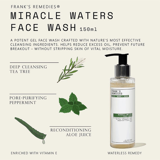 Miracle Waters Face Wash for fet og uren hud